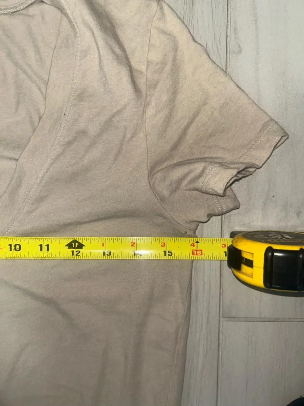 James Perse V Neck Blouson T-Shirts Short Sleeve Dress Oatmeal Size 1 Small - Picture 7 of 9